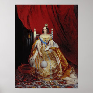 Porträtt av Alexandra FyodorovnaI Poster
