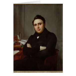 Porträtt av Alexandre Auguste Ledru-Rollin Hälsningskort