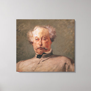 Porträtt av Alexandre Dumas fils Canvastryck