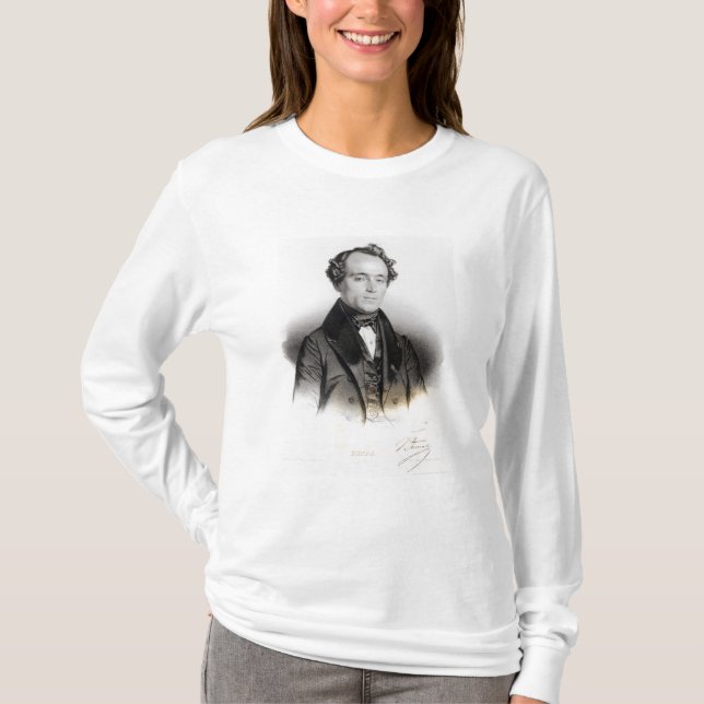 Porträtt av Alexandre Dumas Fils T Shirt (Framsida)