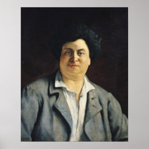Porträtt av Alexandre Dumas pere, 1878 Poster