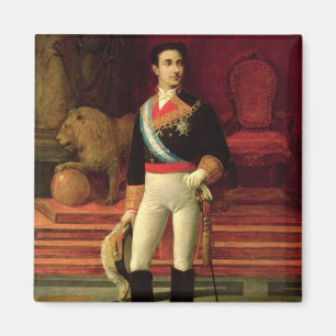 Porträtt av Alfonso XII 1876 Magnet