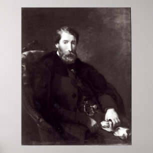 Porträtt av Alfred Bruyas Poster