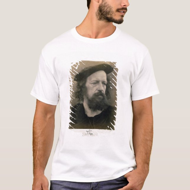 Porträtt av Alfred, Lord Tennyson (1809-92) Tröja (Framsida)
