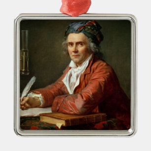 Porträtt av Alphonse Leroy, 1783 Julgransprydnad Metall