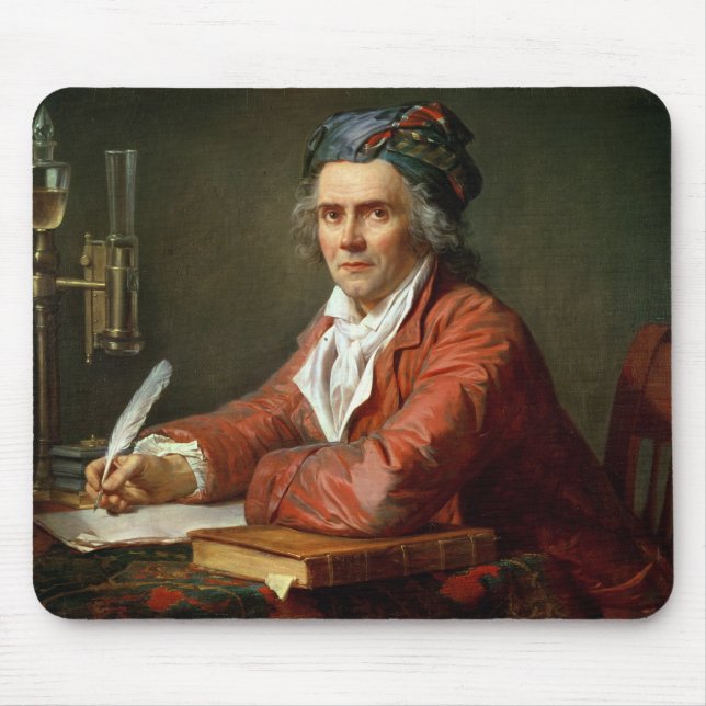 Porträtt av Alphonse Leroy, 1783 Musmatta (Framsidan)