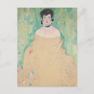 Porträtt av Amalie Zuckerkandl av Gustav Klimt Vykort