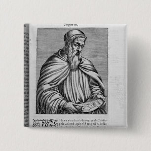 Porträtt av Amerigo Vespucci Knapp