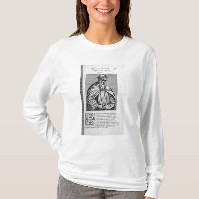 Porträtt av Amerigo Vespucci T-shirt (Framsida)