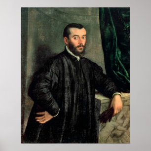 Porträtt av Andrea Vesalius Poster
