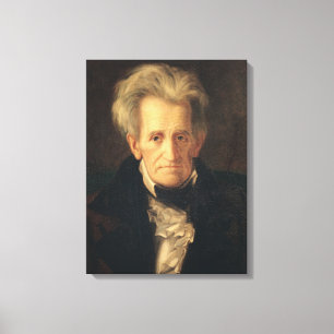 Porträtt av Andrew Jackson Canvastryck