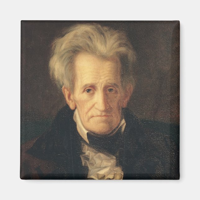 Porträtt av Andrew Jackson Magnet (Framsidan)