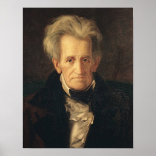 Porträtt av Andrew Jackson Poster