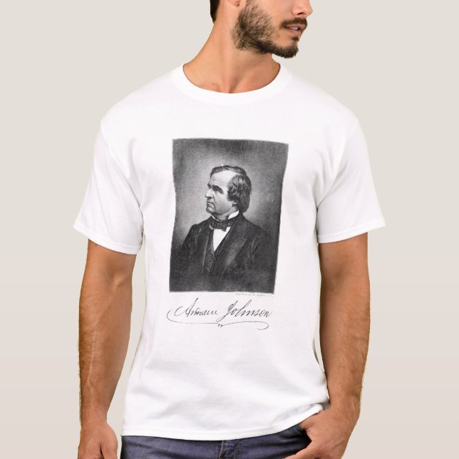 Porträtt av Andrew Johnson T-shirt (Framsida)