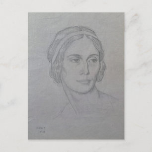 Porträtt av Anna Pavlova , 1908 Vykort
