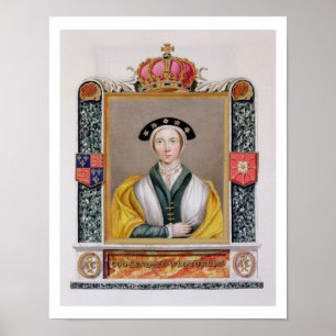 Porträtt av Anne av Cleves (1515-57) 4th drottnin Poster