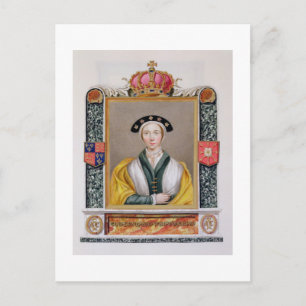 Porträtt av Anne av Cleves (1515-57) 4th drottning Vykort