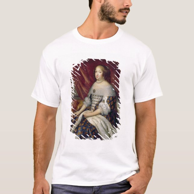 Porträtt av Anne av den Österrike drottningen av T Shirt (Framsida)