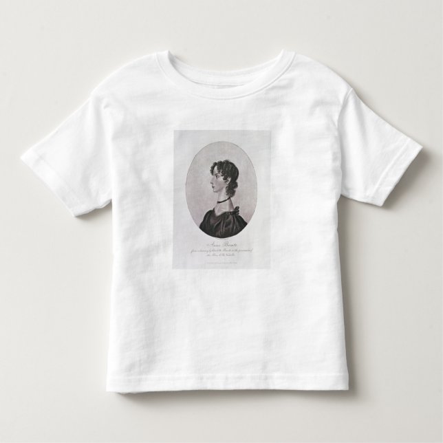 Porträtt av Anne Bronte (1820-49) från en teckning T Shirt (Framsida)