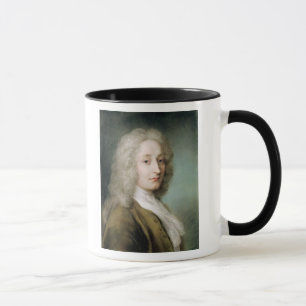 Porträtt av Antoine Watteau Mugg