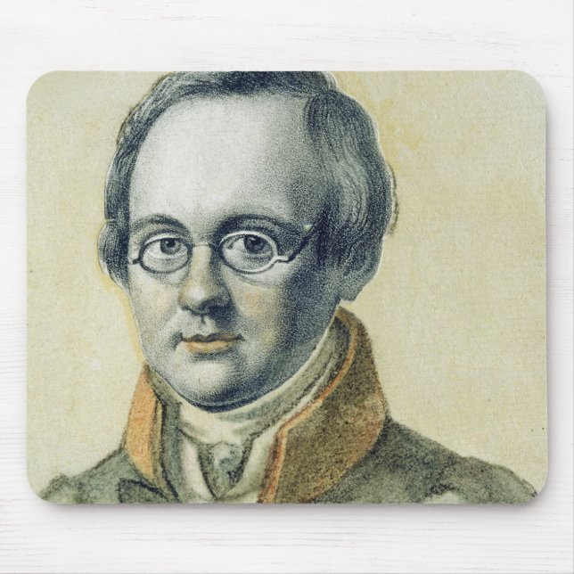 Porträtt av Anton A. Delvig, 1830 Musmatta (Framsidan)