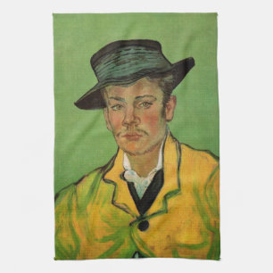 Porträtt av Armand Roulin av Vincent van Gogh Kökshandduk