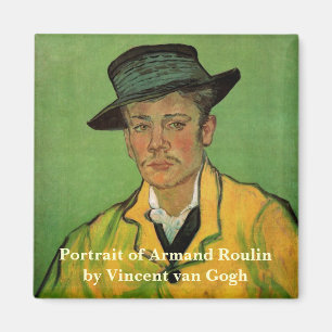 Porträtt av Armand Roulin av Vincent van Gogh Magnet