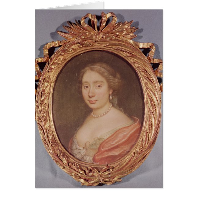 Porträtt av Armande Bejart Hälsningskort (Framsidan)