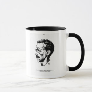 Porträtt av Arthur Rimbaud Mugg