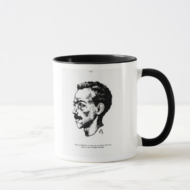 Porträtt av Arthur Rimbaud Mugg (Höger)