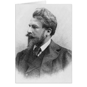 Porträtt av Arthur Schnitzler Hälsningskort