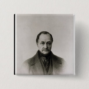 Porträtt av Auguste Comte, fransk filosof Knapp