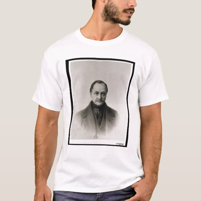 Porträtt av Auguste Comte, fransk filosof Tee (Framsida)