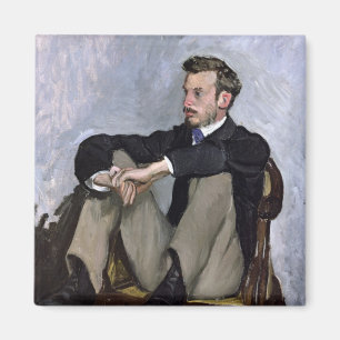 Porträtt av Auguste Renoir, 1867 Magnet