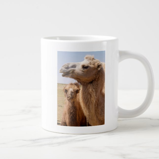 Porträtt av Bactrisk kamel Jumbo Mugg (Höger)