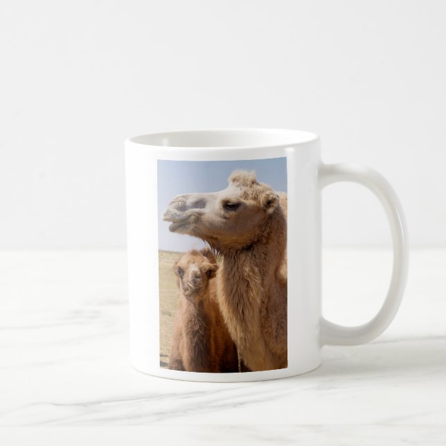 Porträtt av Bactrisk Kamel Kaffemugg (Höger)
