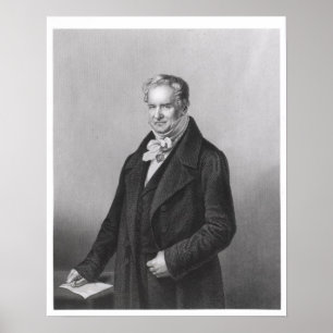 Porträtt av Baron Alexander von Humboldt Poster