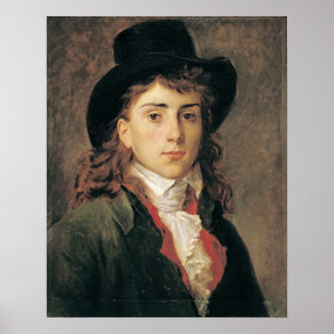 Porträtt av Baron Antoine Jean Gros som åldras 20 Poster
