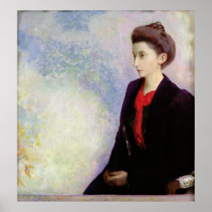 Porträtt av Baronessa Robert de Domecy, 1900 Poster