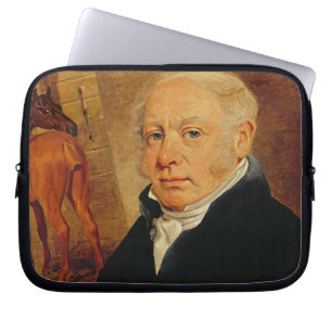 Porträtt av Ben Marshall (1767-1835) (olja på Laptop Sleeve