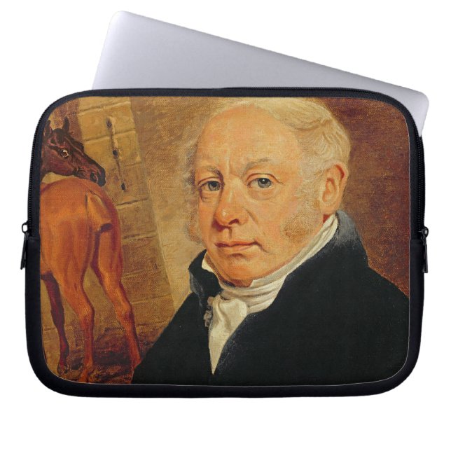 Porträtt av Ben Marshall (1767-1835) (olja på Laptop Sleeve (Framsidan)