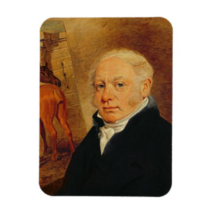 Porträtt av Ben Marshall (1767-1835) (olja på Magnet