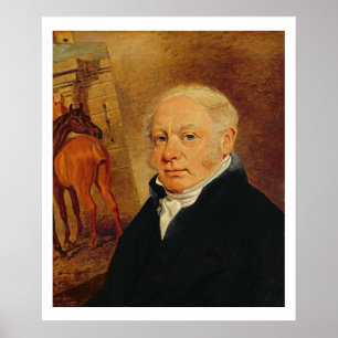 Porträtt av Ben Marshall (1767-1835) (olja på Poster