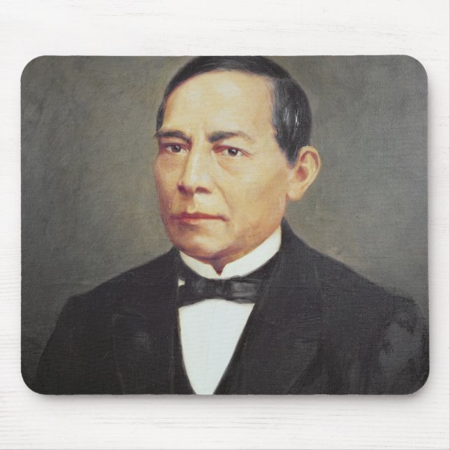Porträtt av Benito Juarez, 1948 Musmatta (Framsidan)