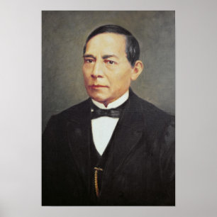 Porträtt av Benito Juarez, 1948 Poster