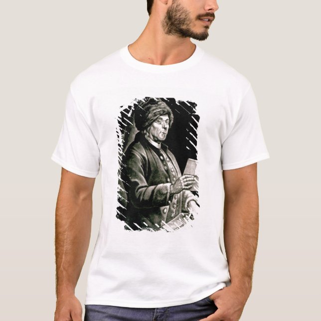 Porträtt av Benjamin Franklin, 1777 T Shirt (Framsida)