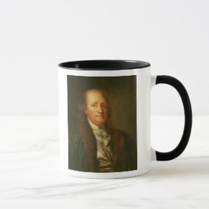 Porträtt av Benjamin Franklin Mugg