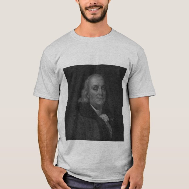 Porträtt av Benjamin Franklin Tröja (Framsida)