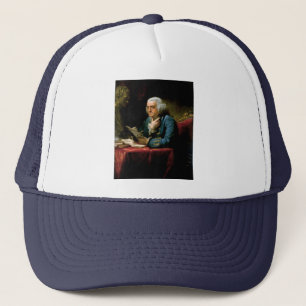 Porträtt av Benjamin Franklin Truckerkeps