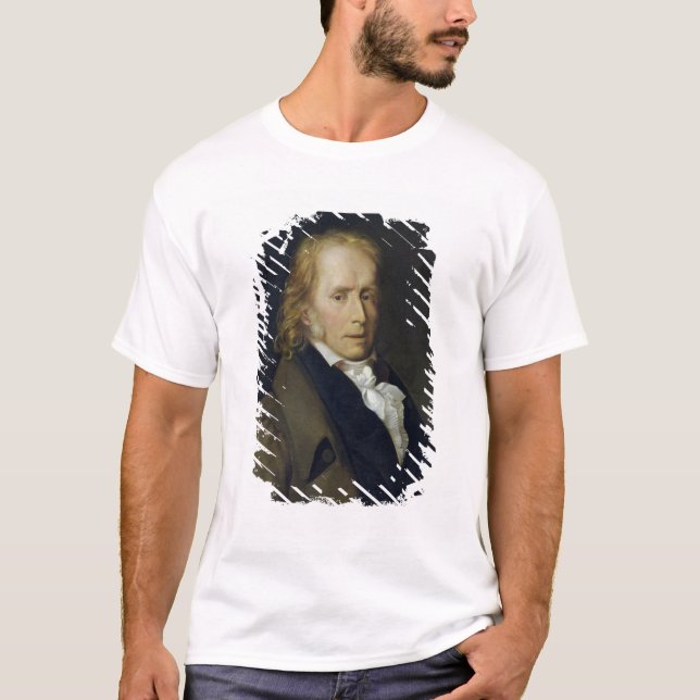 Porträtt av Benjamin Konstant de Rebecque Tee Shirt (Framsida)